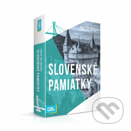 Spoločenská hra: Kvízy do vrecka: Slovenské pamiatky (Albi). Albi, 2022 Spoločenská hra: Kvízy do vrecka: Slovenské pamiatky (Albi). Albi, 2022