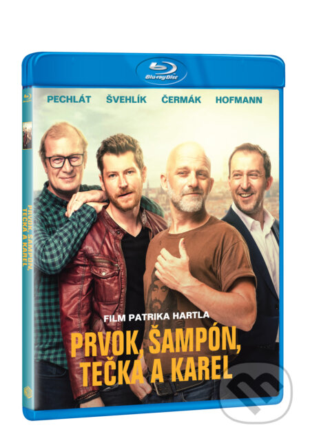 Film: Prvok, Šampón, Tečka a Karel (Patrik Hartl) (Blu-ray). Magicbox, 2022 Film: Prvok, Šampón, Tečka a Karel (Patrik Hartl) (Blu-ray). Magicbox, 2022
