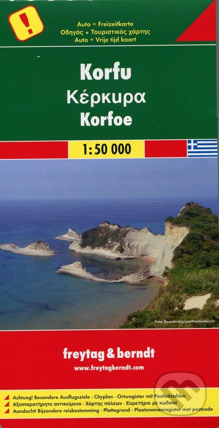 Korfu 1:50 000, freytag&berndt, 2011