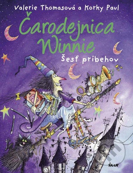 Kniha: Čarodejnica Winnie - šesť príbehov (Paul Korky a Valerie Thomas). Ikar, 2013 Kniha: Čarodejnica Winnie - šesť príbehov (Paul Korky a Valerie Thomas). Ikar, 2013