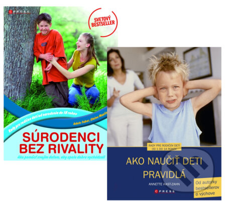 Kniha: Súrodenci bez rivality + Ako naučiť deti pravidlá (kolekcia) (Computer Press). Computer Press, 2013 Kniha: Súrodenci bez rivality + Ako naučiť deti pravidlá (kolekcia) (Computer Press). Computer Press, 2013