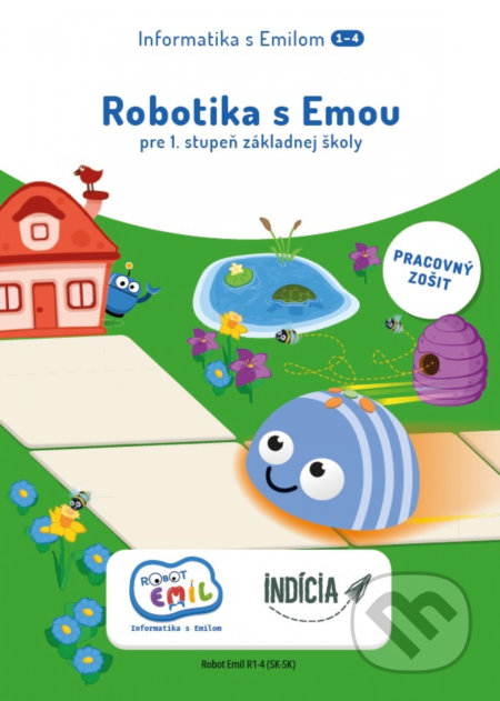 Kniha: Robotika s Emou (Andrea Hrušecká a Ivan Kalaš). Indícia, s.r.o., 2021 Kniha: Robotika s Emou (Andrea Hrušecká a Ivan Kalaš). Indícia, s.r.o., 2021