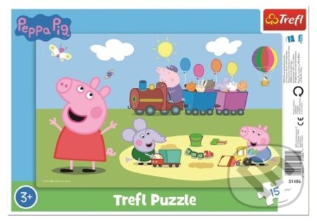 Puzzle: Prasátko Peppa: Veselý vláček (Trefl). Trefl, 2022 Puzzle: Prasátko Peppa: Veselý vláček (Trefl). Trefl, 2022