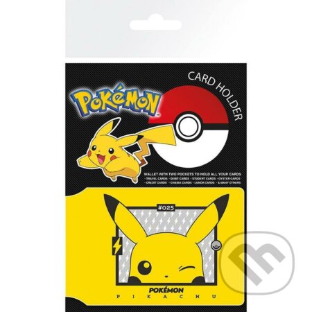 Pokémon Puzdro na platobné a vernostne karty - Mrkajúci Pikachu, ABYstyle, 2022