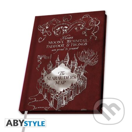 Harry Potter Zápisník A5 - Záškodnícka mapa (ABYstyle). ABYstyle, 2022 Harry Potter Zápisník A5 - Záškodnícka mapa (ABYstyle). ABYstyle, 2022