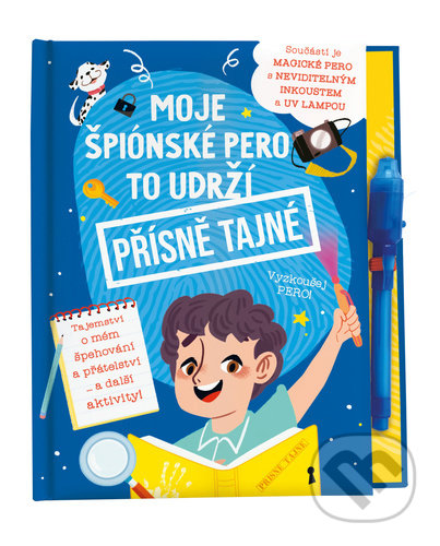 Kniha: Moje špiónské pero to udrží Přísně Tajné! (YoYo Books). YoYo Books, 2022 Kniha: Moje špiónské pero to udrží Přísně Tajné! (YoYo Books). YoYo Books, 2022