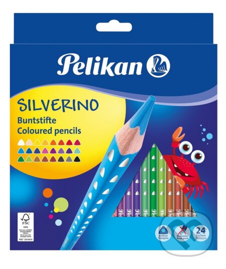 Pastelky Silverino tenké 24ks (Pelikan). Pelikan, 2022 Pastelky Silverino tenké 24ks (Pelikan). Pelikan, 2022