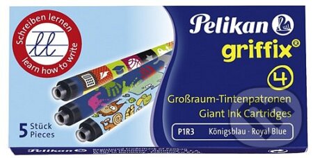Atramentové bombičky Griffix 4 (Pelikan). Pelikan, 2022 Atramentové bombičky Griffix 4 (Pelikan). Pelikan, 2022