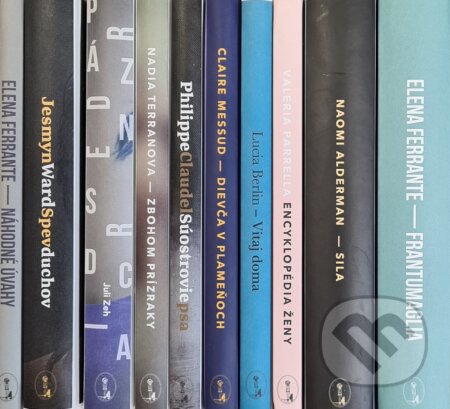 Kniha: Kolekcia kníh z Inaque (Elena Ferrante, Jesmyn Ward, Naomi Alderman a kolektiv). Inaque, 2022 Kniha: Kolekcia kníh z Inaque (Elena Ferrante, Jesmyn Ward, Naomi Alderman a kolektiv). Inaque, 2022