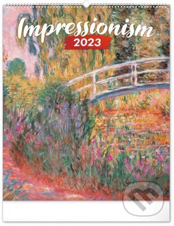 Nástěnný kalendář Impressionism 2023, Presco Group, 2022