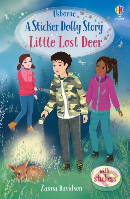 Kniha: Sticker Dolly Stories: Little Lost Deer (Zanna Davidson). Usborne, 2022 Kniha: Sticker Dolly Stories: Little Lost Deer (Zanna Davidson). Usborne, 2022
