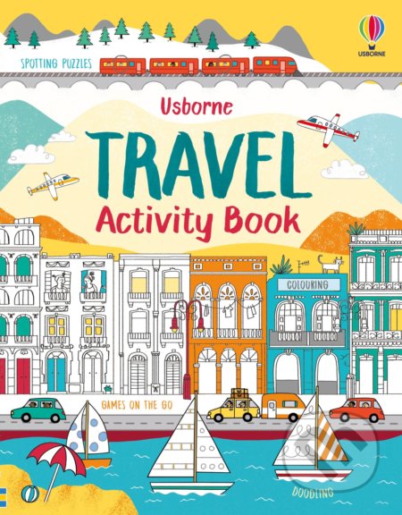 Kniha: Travel Activity Book (Usborne). Usborne, 2022 Kniha: Travel Activity Book (Usborne). Usborne, 2022