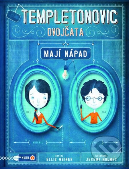 Kniha: Templetonovic dvojčata mají nápad (Ellis Weiner). Albatros CZ, 2013 Kniha: Templetonovic dvojčata mají nápad (Ellis Weiner). Albatros CZ, 2013