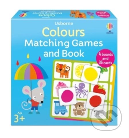 Kniha: Colours Matching Games and Book (Kate Nolan). Usborne, 2022 Kniha: Colours Matching Games and Book (Kate Nolan). Usborne, 2022