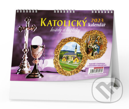 Katolický kalendář 2022 - stolní kalendář, Baloušek, 2022