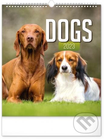 Nástěnný kalendář Dogs 2023, Presco Group, 2022