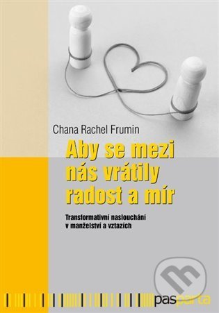 Kniha: Aby se mezi nás vrátily radost a mír (Chana Rachel Frumin). Pasparta, 2022 Kniha: Aby se mezi nás vrátily radost a mír (Chana Rachel Frumin). Pasparta, 2022