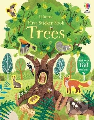 Kniha: First Sticker Book Trees (Jane Bingham). Usborne, 2022 Kniha: First Sticker Book Trees (Jane Bingham). Usborne, 2022