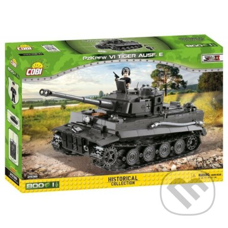 II WW Panzer VI Tiger Ausf. E, 800 kostek, 1 figurka, Magic Baby s.r.o., 2022