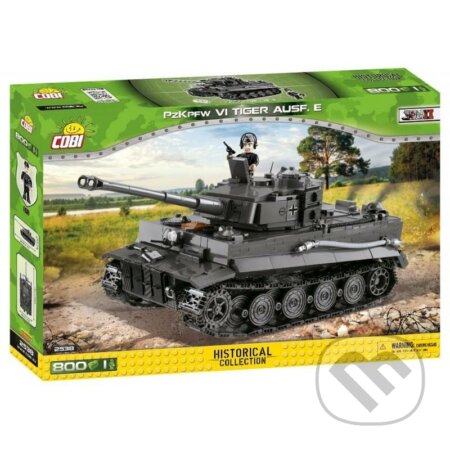 Spoločenská hra: II WW Panzer VI Tiger Ausf. E, 800 kostek, 1 figurka (Magic Baby s.r.o.). Magic Baby s.r.o., 2022 Spoločenská hra: II WW Panzer VI Tiger Ausf. E, 800 kostek, 1 figurka (Magic Baby s.r.o.). Magic Baby s.r.o., 2022