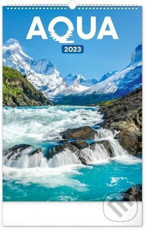 Nástěnný kalendář Aqua 2023, Presco Group, 2022