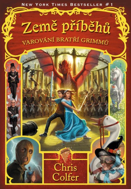 Kniha: Země příběhů: Varování bratří Grimmů (Chris Colfer). Nakladatelství Fragment, 2022 Kniha: Země příběhů: Varování bratří Grimmů (Chris Colfer). Nakladatelství Fragment, 2022