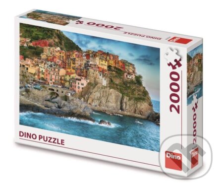 Puzzle: Barevná Manarola (Dino). Dino, 2022 Puzzle: Barevná Manarola (Dino). Dino, 2022