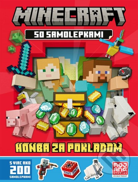 Kniha: Minecraft: Honba za pokladom so samolepkami (Egmont SK). Egmont SK, 2022 Kniha: Minecraft: Honba za pokladom so samolepkami (Egmont SK). Egmont SK, 2022