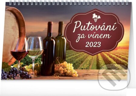 Stolní kalendář Putování za vínem 2023, Presco Group, 2022