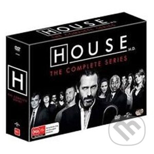 Film: Dr. House komplet sezony 1-8 (Bryan Singer, Daniel Attias, Daniel Sackheim, Deran Sarafian, Jace Alexander, Peter Medak a Peter O'Fallon) (DVD). Bonton Film, 2013 Film: Dr. House komplet sezony 1-8 (Bryan Singer, Daniel Attias, Daniel Sackheim, Deran Sarafian, Jace Alexander, Peter Medak a Peter O'Fallon) (DVD). Bonton Film, 2013