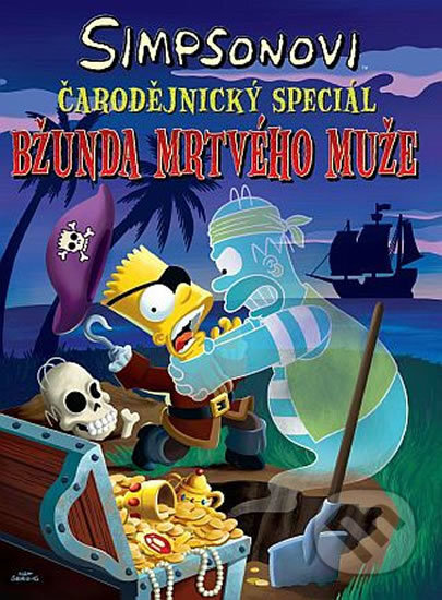Kniha: Simpsonovi - Bžunda mrtvého muže (Matt Groening). Crew, 2013 Kniha: Simpsonovi - Bžunda mrtvého muže (Matt Groening). Crew, 2013