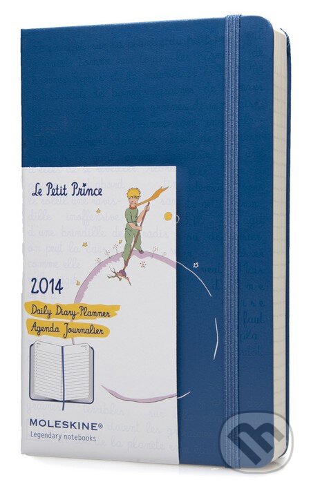 Moleskine – 12-mesačný diár Malý princ 2014 modrý (stredný, denný, pevná väzba) (Moleskine). Moleskine, 2013 Moleskine – 12-mesačný diár Malý princ 2014 modrý (stredný, denný, pevná väzba) (Moleskine). Moleskine, 2013