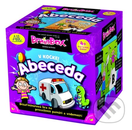 Spoločenská hra: V kocke! Abeceda (Albi). Albi, 2013 Spoločenská hra: V kocke! Abeceda (Albi). Albi, 2013