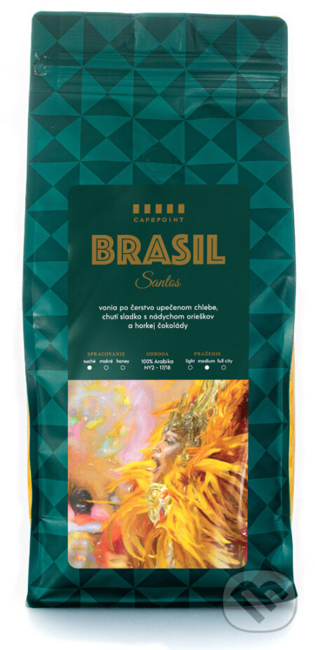 Kávy a čaje: Brasil Santos NY2 (Cafepoint). Cafepoint, 2013 Kávy a čaje: Brasil Santos NY2 (Cafepoint). Cafepoint, 2013