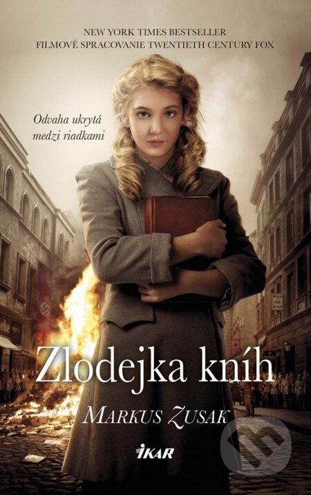 Kniha: Zlodejka kníh (Markus Zusak). Ikar, 2014 Kniha: Zlodejka kníh (Markus Zusak). Ikar, 2014