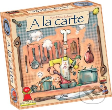 Spoločenská hra: A la carte (Karl-Heinz Schmiel). Heidelberger Spieleverlag, 2013 Spoločenská hra: A la carte (Karl-Heinz Schmiel). Heidelberger Spieleverlag, 2013