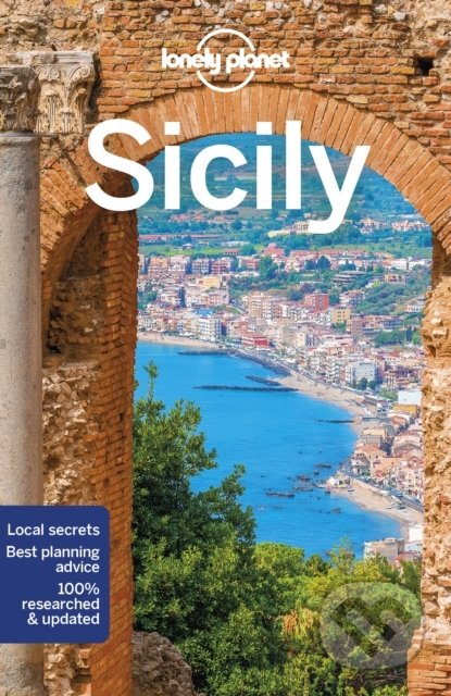 Kniha: Sicily (Brett Atkinson, Cristian Bonetto, Gregor Clark a Nicola Williams). Lonely Planet, 2022 Kniha: Sicily (Brett Atkinson, Cristian Bonetto, Gregor Clark a Nicola Williams). Lonely Planet, 2022