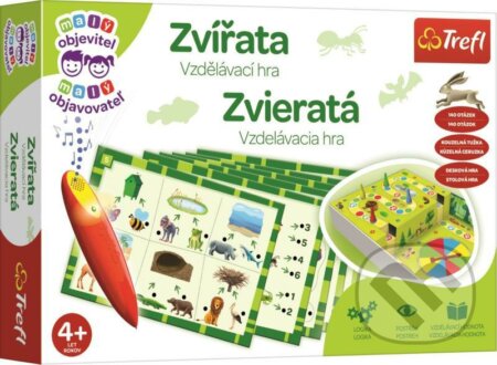 Spoločenská hra: Malý objevitel: Zvířata světa + magické pero (Trefl). Trefl, 2022 Spoločenská hra: Malý objevitel: Zvířata světa + magické pero (Trefl). Trefl, 2022