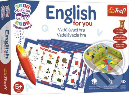 Společenská hra: Malý objevitel: English for you + magické pero (Trefl). Trefl, 2022 Společenská hra: Malý objevitel: English for you + magické pero (Trefl). Trefl, 2022