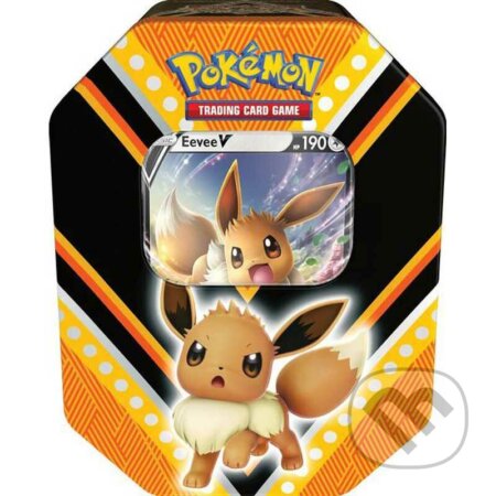Spoločenská hra: Pokémon TCG: V Powers Tin Eevee V (Pokemon). Pokemon, 2022 Spoločenská hra: Pokémon TCG: V Powers Tin Eevee V (Pokemon). Pokemon, 2022