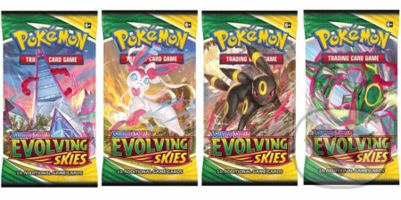 Společenská hra: Pokémon TCG: Evolving Skies Booster Pack Sword and Shield 7 (Pokemon). Pokemon, 2022 Společenská hra: Pokémon TCG: Evolving Skies Booster Pack Sword and Shield 7 (Pokemon). Pokemon, 2022