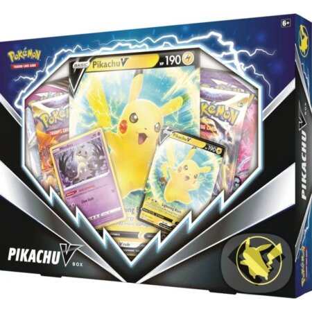 Spoločenská hra: Pokemon TCG: Pikachu V Box (Pokemon). Pokemon, 2022 Spoločenská hra: Pokemon TCG: Pikachu V Box (Pokemon). Pokemon, 2022