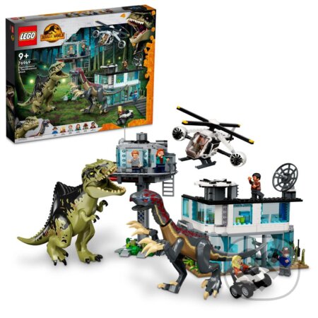 Spoločenská hra: Lego Jurassic World 76949 Útok giganotosaura a therizinosaura (LEGO). LEGO, 2022 Spoločenská hra: Lego Jurassic World 76949 Útok giganotosaura a therizinosaura (LEGO). LEGO, 2022