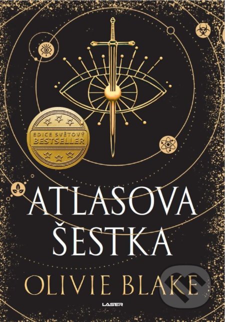 Kniha: Atlasova šestka (Olivie Blake). Laser books, 2022 Kniha: Atlasova šestka (Olivie Blake). Laser books, 2022