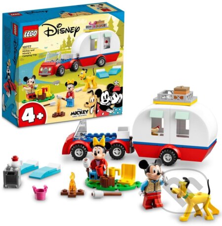 Spoločenská hra: Lego Disney Mickey and Friends 10777 Myšiak Mickey, Myška Minnie idú kempovať (LEGO). LEGO, 2022 Spoločenská hra: Lego Disney Mickey and Friends 10777 Myšiak Mickey, Myška Minnie idú kempovať (LEGO). LEGO, 2022