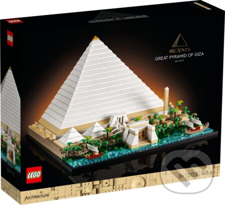 Spoločenská hra: Lego Architecture 21058 Veľká pyramída v Gíze (LEGO). LEGO, 2022 Spoločenská hra: Lego Architecture 21058 Veľká pyramída v Gíze (LEGO). LEGO, 2022
