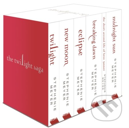 Kniha: Twilight Saga 6 Book Set (White Cover) (Stephenie Meyer). Atom, 2022 Kniha: Twilight Saga 6 Book Set (White Cover) (Stephenie Meyer). Atom, 2022