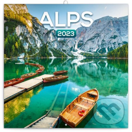 Poznámkový nástěnný kalendář Alps 2023, Presco Group, 2022
