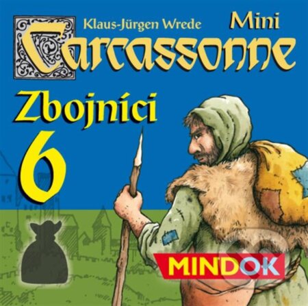 Společenská hra: Carcassonne Mini 6: Zbojníci (Klaus-Jürgen Wrede). Mindok, 2013 Společenská hra: Carcassonne Mini 6: Zbojníci (Klaus-Jürgen Wrede). Mindok, 2013