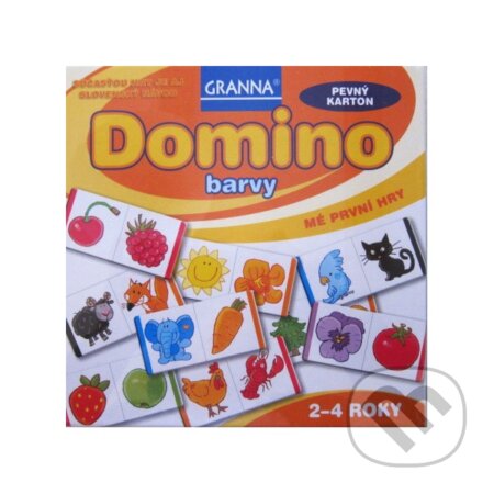 Spoločenská hra: Domino barvy (Granna). Granna, 2013 Spoločenská hra: Domino barvy (Granna). Granna, 2013